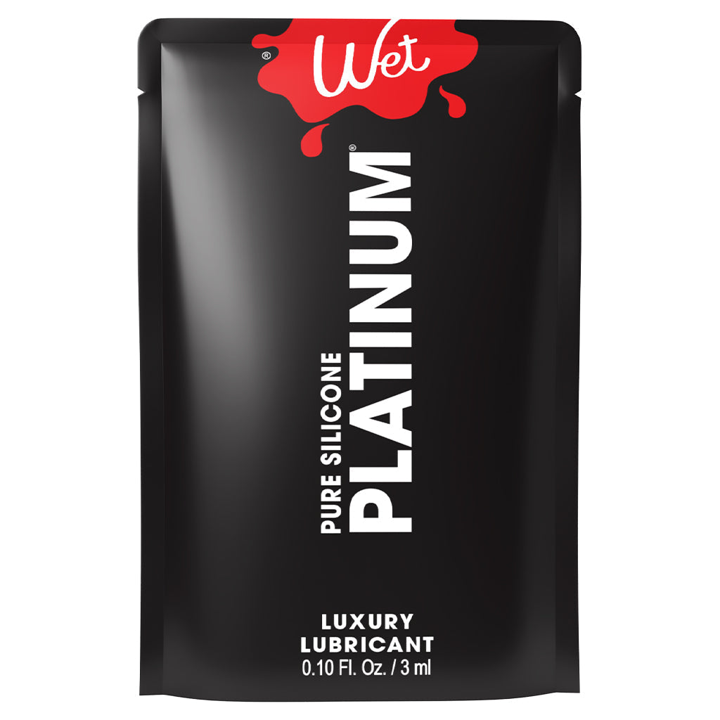 Wet Platinum Pure Silicone Luxury Lubricant - 0.10 Fl. Oz. / 3 ml