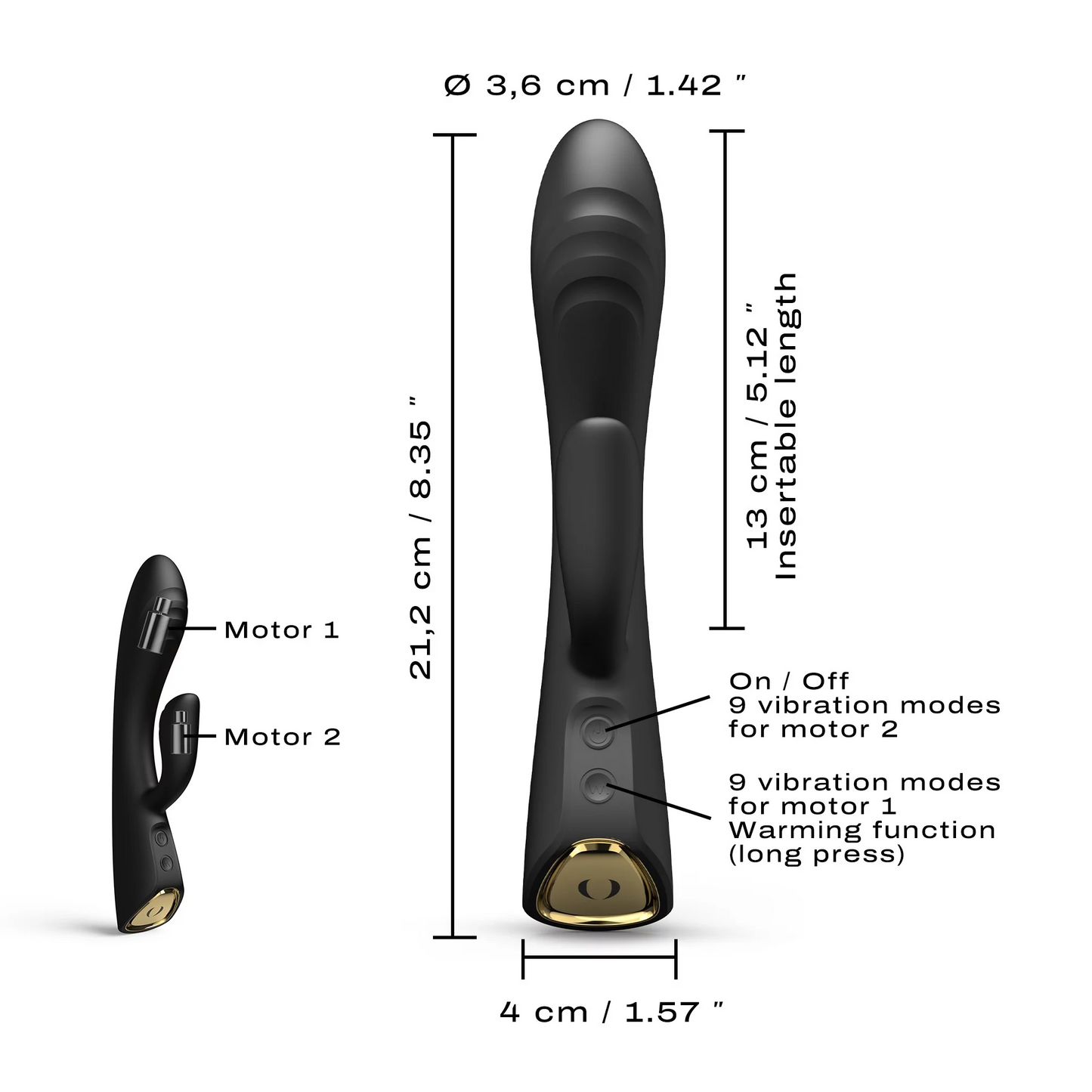 Dorcel Flexi Rabbit Warming Vibrator