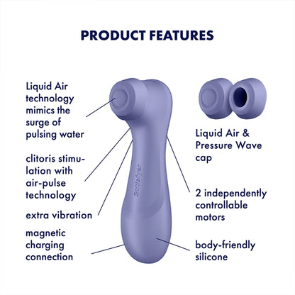 Satisfyer Pro 2 Generation 3 Connect App - Lilac