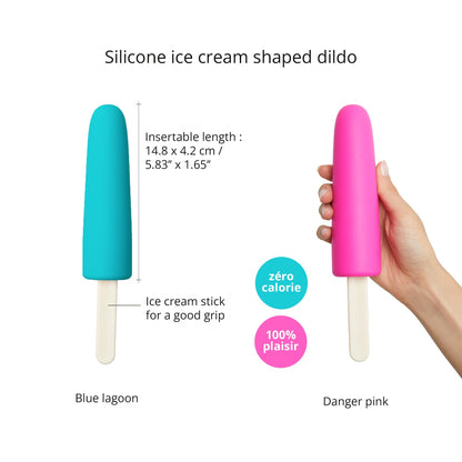 Love To Love Iscream Silicone Dildo - Danger Pink