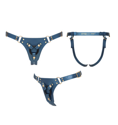 Strap On Me Simili Generous Harness - Blue