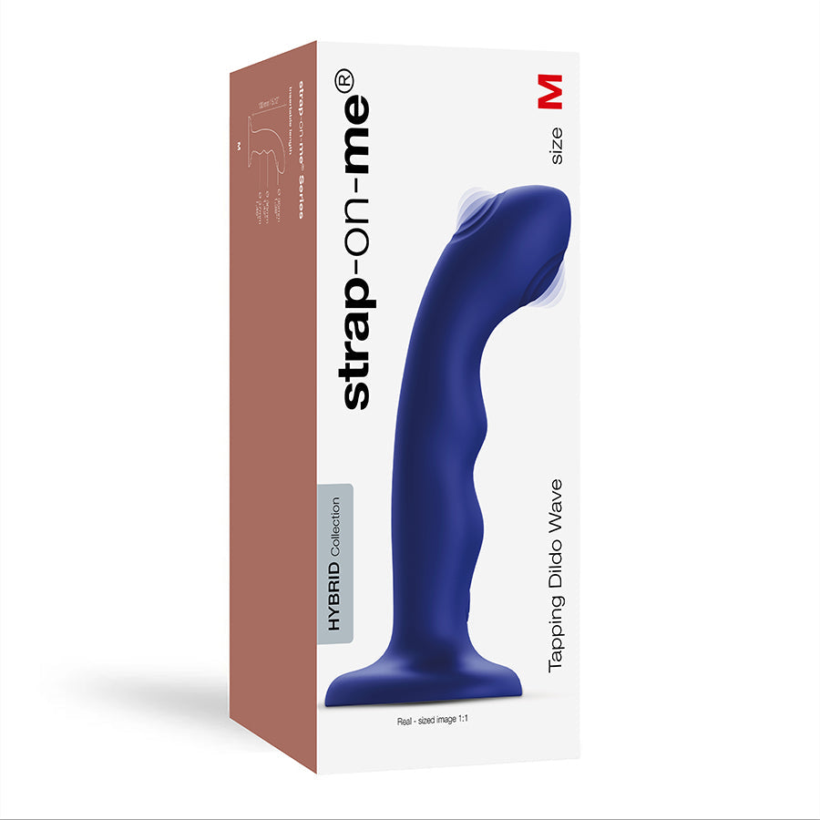 Strap on Me Tapping Dildo Wave - Night Blue