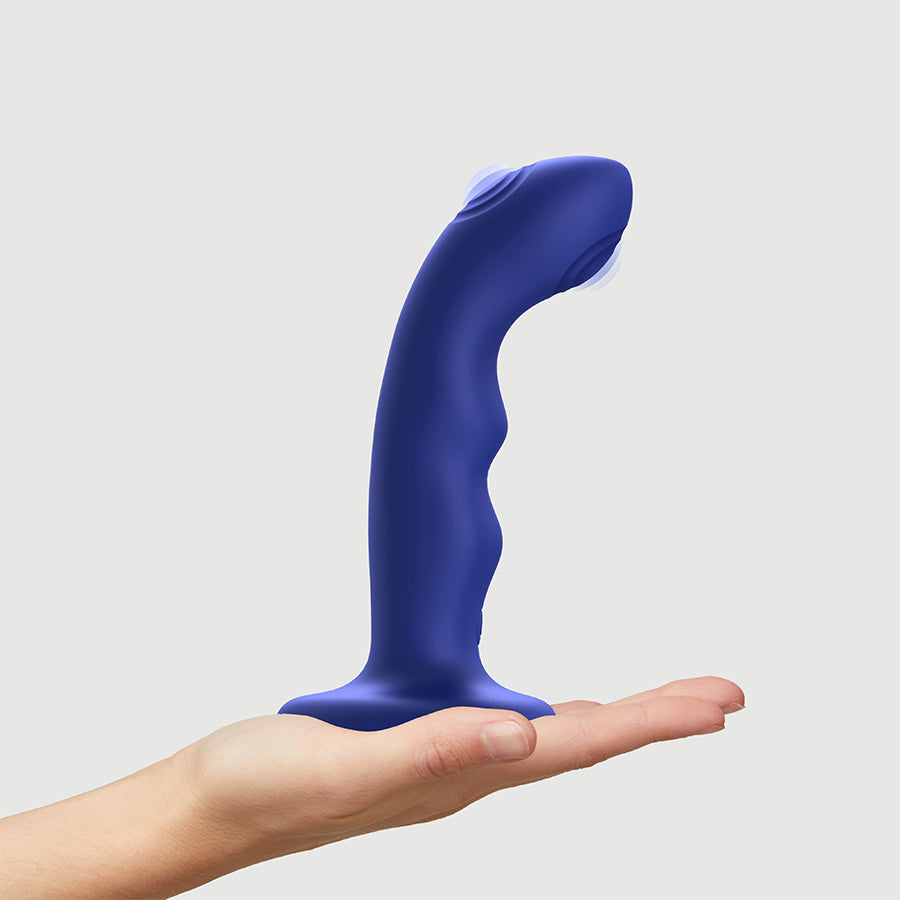 Strap on Me Tapping Dildo Wave - Night Blue