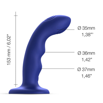 Strap on Me Tapping Dildo Wave - Night Blue