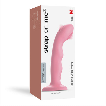 Strap on Me Tapping Dildo Wave- Coral Pink