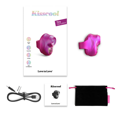 Love to Love Kisscool Tiny Stimulator -  Berry