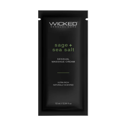 Wicked Sage + Sea Salt Massage Cream .34oz