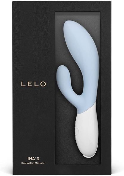 Lelo Ina 3 Rabbit Vibrator - Seafoam