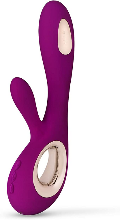 Lelo Soraya Wave Rabbit Vibrator - Deep Rose