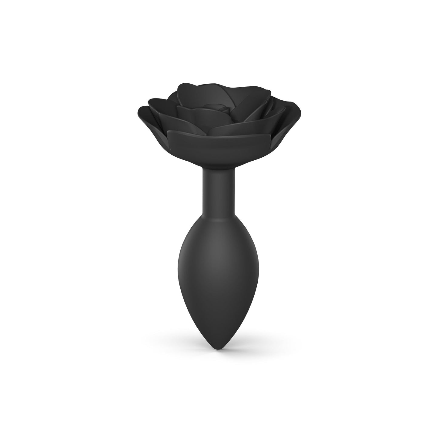 Love To Love Open Roses Anal Plug - Large- Black