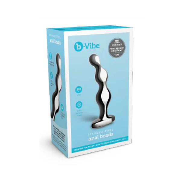 b-Vibe Anal Beads - Stainless Steel