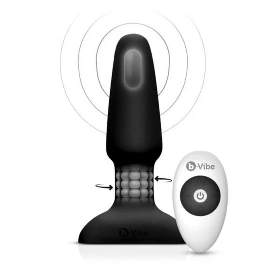 b-Vibe Rimming Plug 2 Black - Black