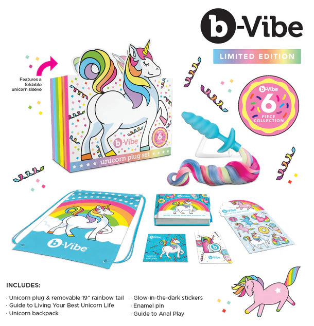 b-Vibe Unicorn Plug Limited Edition Set - 6pc