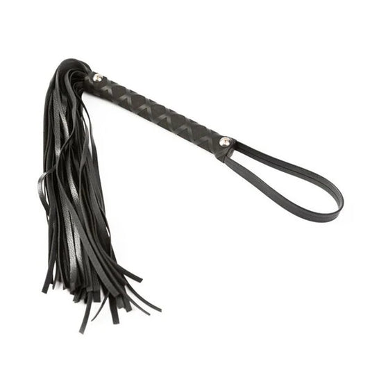 SEI MIO Primed for Punishment Faux Leather Flogger