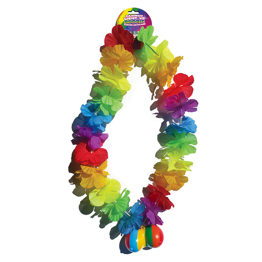 Hott Products Rainbow Light Up Lei Boobs