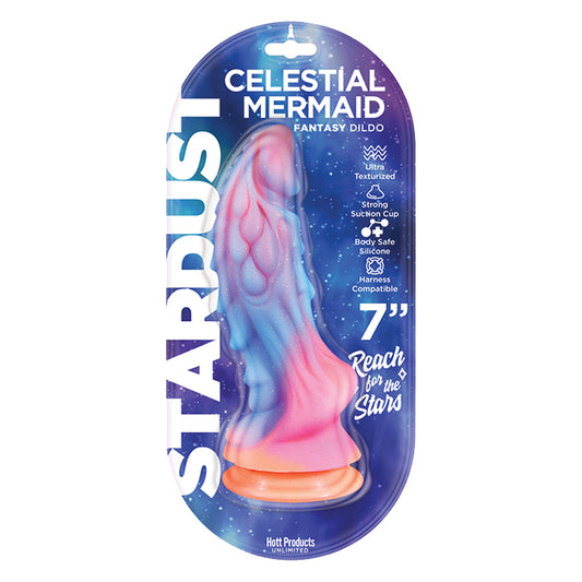 Hott Products Stardust Celestial Mermaid Silicone Dildo