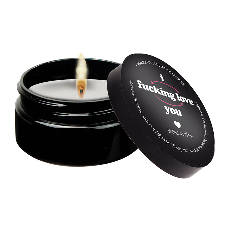 Kama Massage Candle “I F*cking Love You” 2 oz