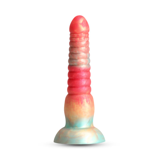 NS Novelties Stacked 6" Dildo - Red/Gold