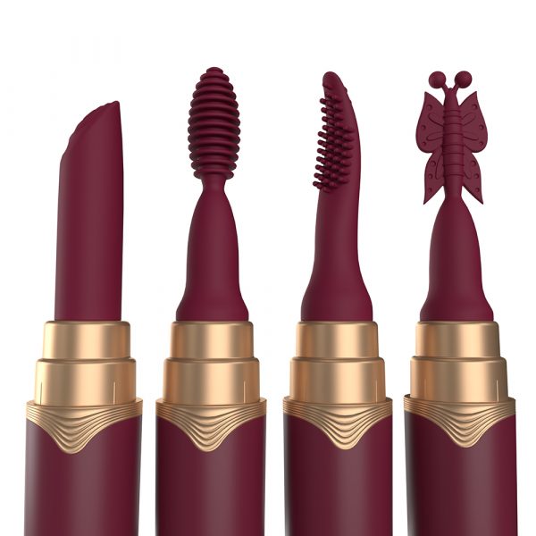 Screaming O SCALIP Rechargeable Vibrating Lipstick - Merlot