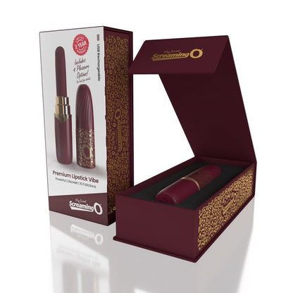 Screaming O SCALIP Rechargeable Vibrating Lipstick - Merlot