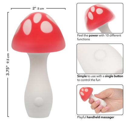 CalExotics Naughty Bits Muff Shroom Playful Massager