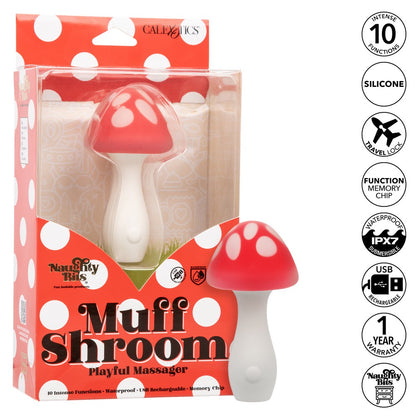 CalExotics Naughty Bits Muff Shroom Playful Massager