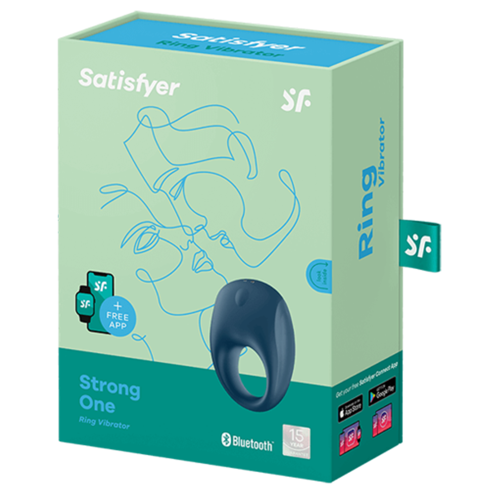 Satisfyer Strong One Cock Ring - Blue