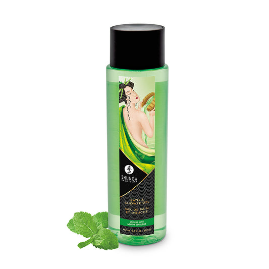 Shunga Bath & Shower Gel Sensual Mint 12.5 oz