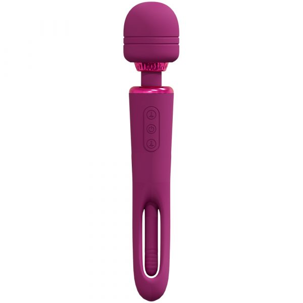 Shots Kiku Double Wand with G-Spot Pink