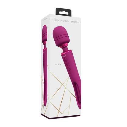 Shots Kiku Double Wand with G-Spot Pink