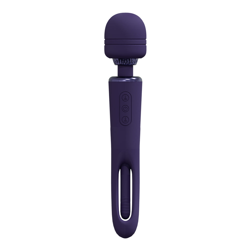 Shots Kiku Double Wand with G-Spot Purple