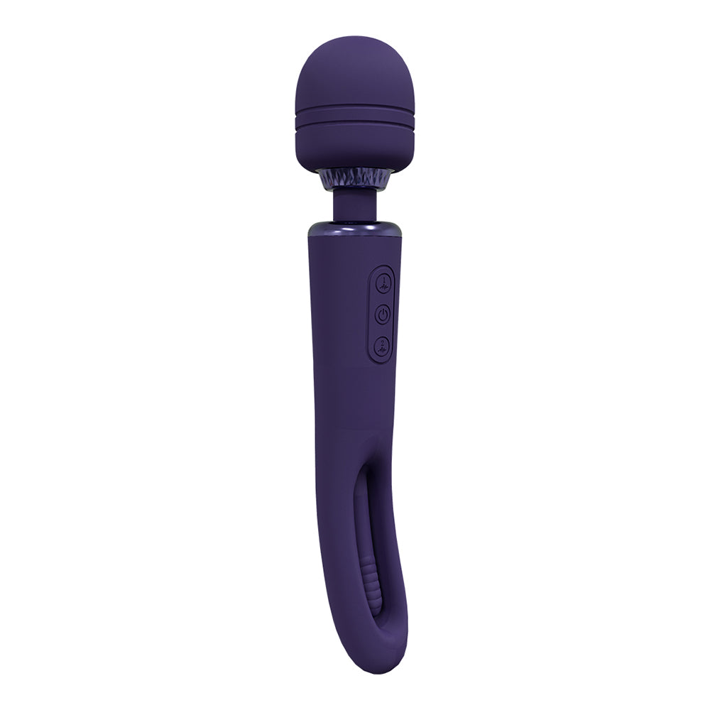 Shots Kiku Double Wand with G-Spot Purple