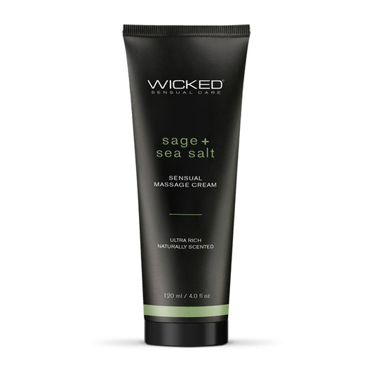 Wicked Sensual Sage & Sea Salt Massage Cream 4 oz