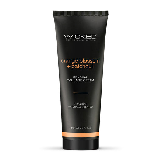 Wicked Orange Blossom & Patchouli Massage Cream 4 oz