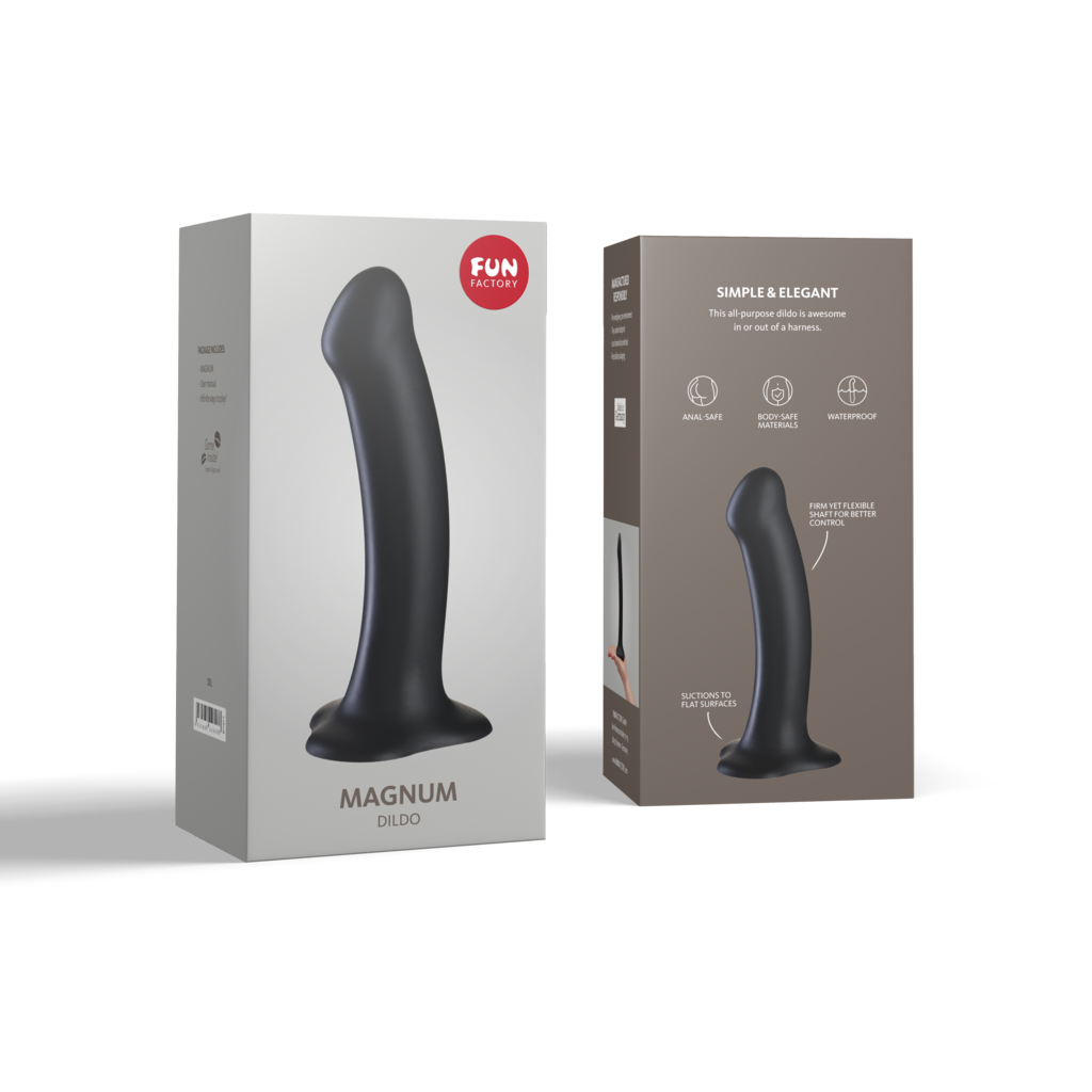 Fun Factory Magnum Stub Dildo - Blackberry