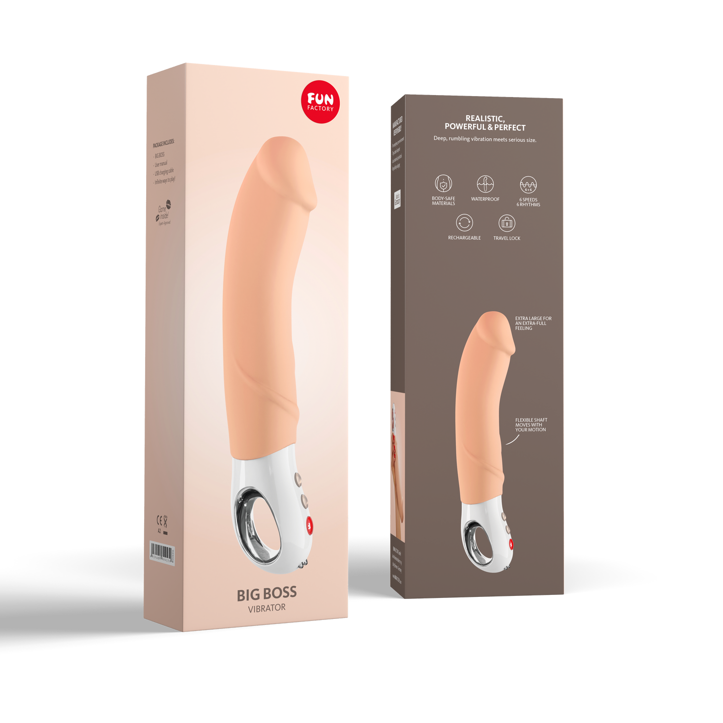 Fun Factory Big Boss Vibrator - Pink