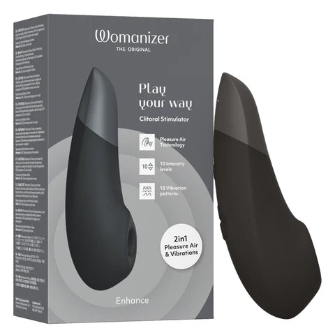 Womanizer Enhance Clitoral Stimulator - Black