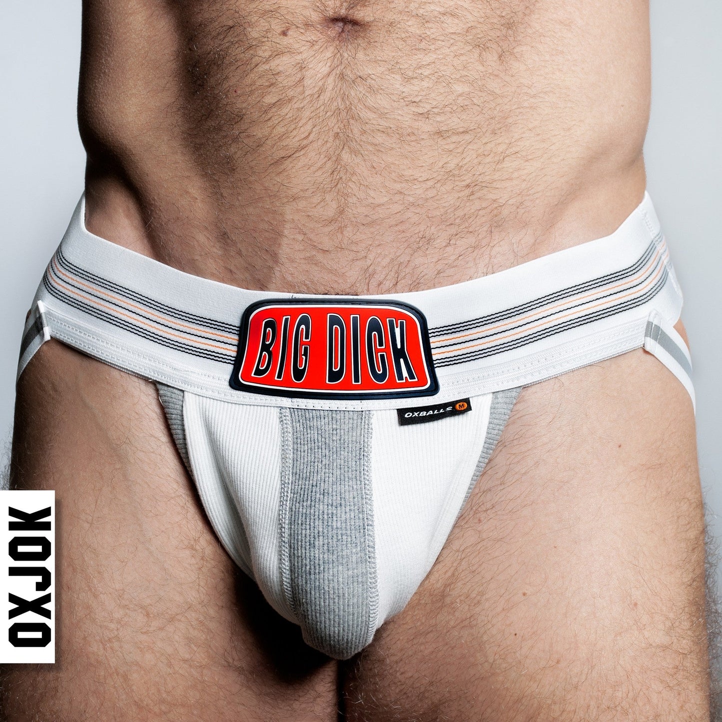 OXBALLS  BULGER  The Big Pouch Jock - White Snow - SMALL