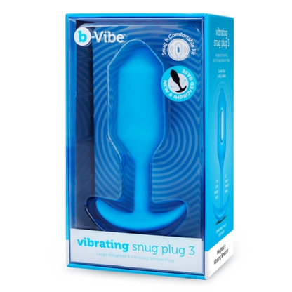 b-Vibe Vibrating Snug & Tug - L - Blue