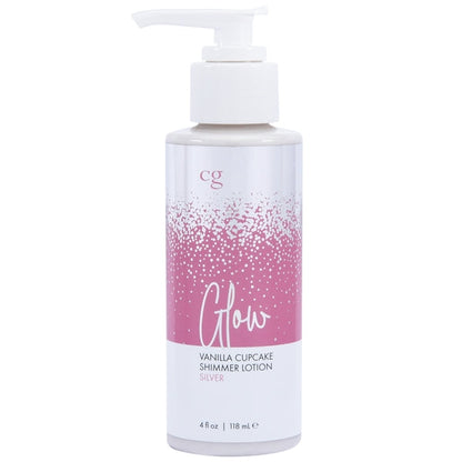 CG Glow Vanilla Cupcake Shimmer Lotion - Silver 4oz | 118mL