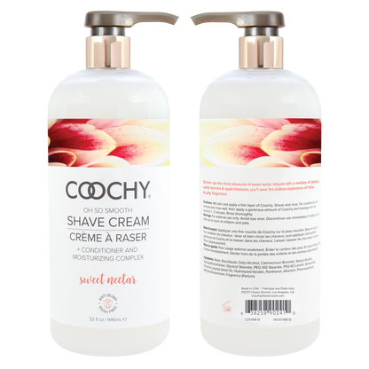 Coochy Shave Cream Sweet Nectar 32oz | 946mL