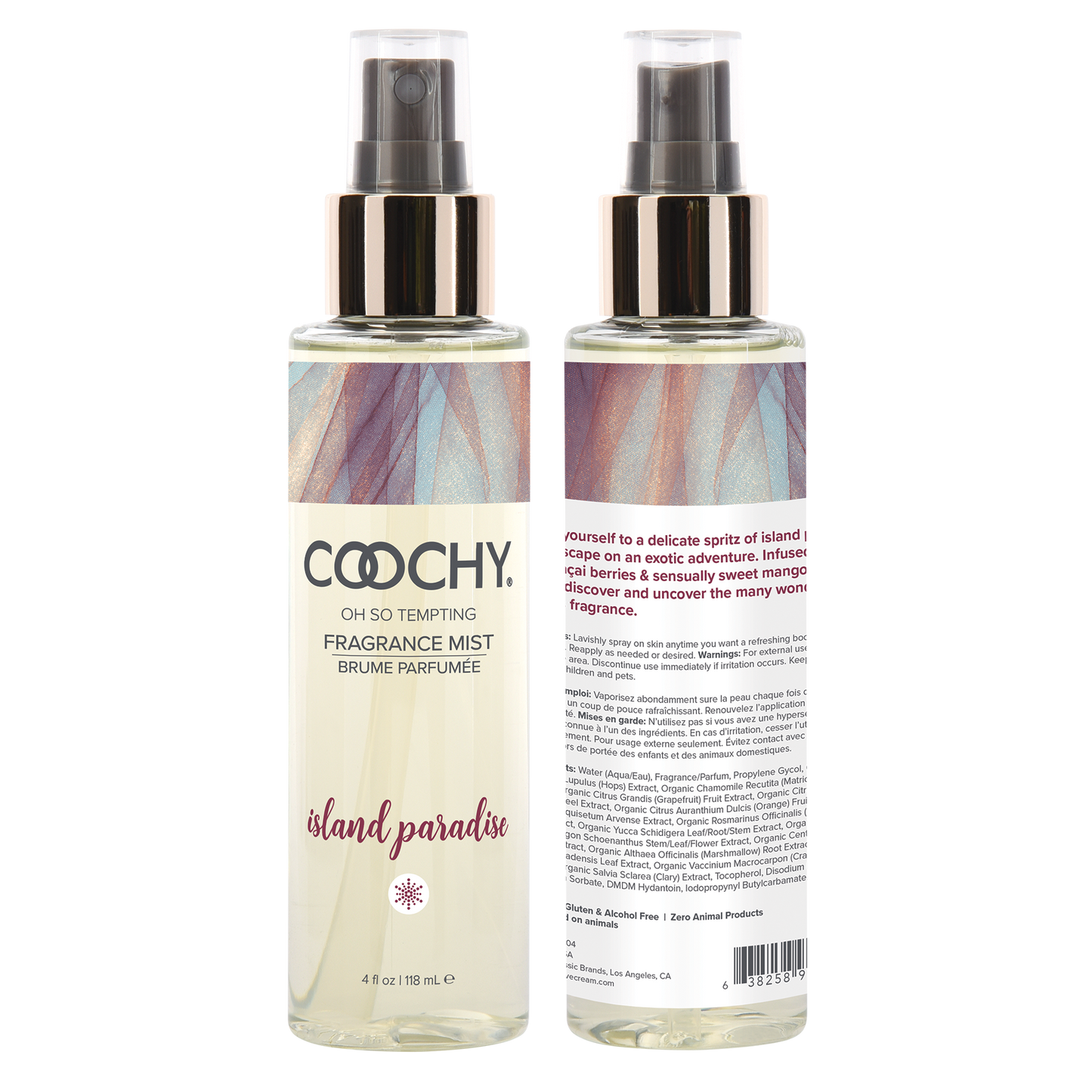 Coochy Body Mist Island Paradise - 4oz