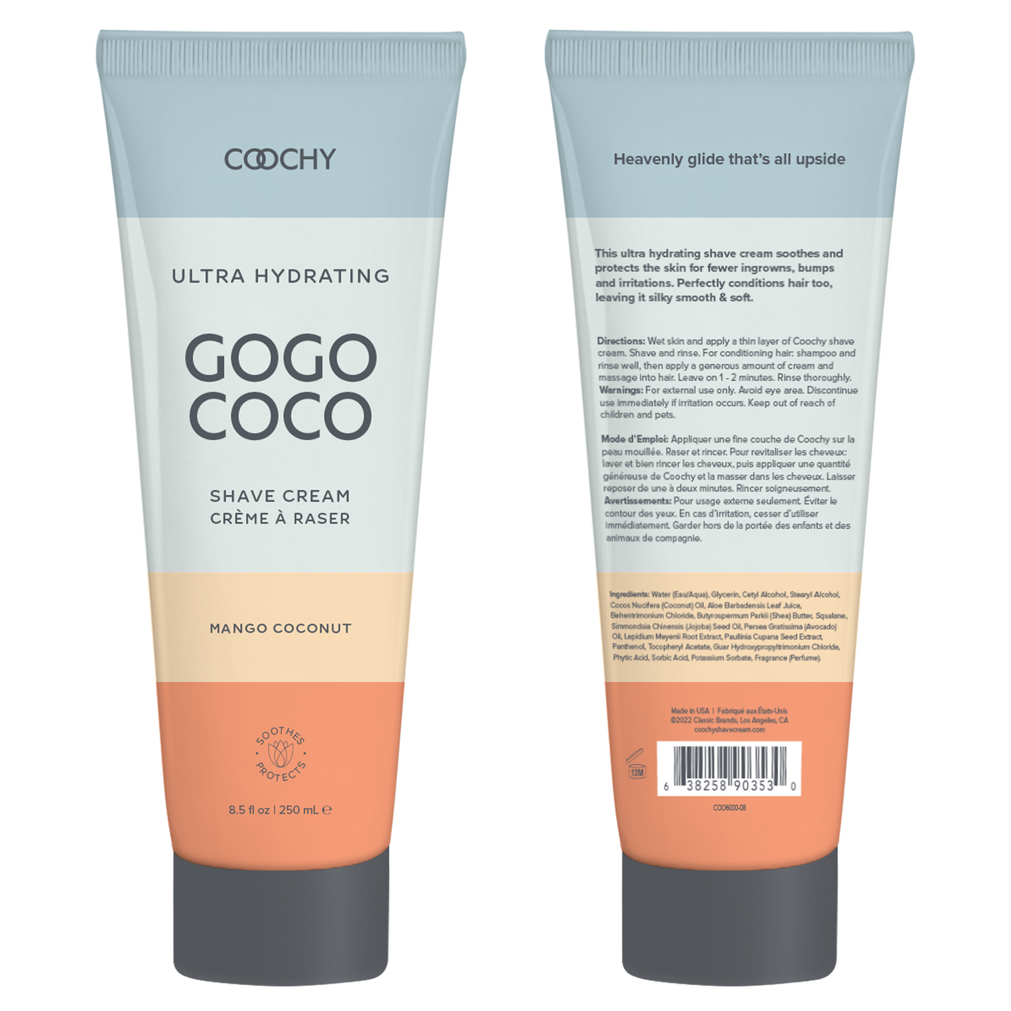 Coochy Ultra Ultra Hydrating Shave Cream Mango Coconut - 8.5oz