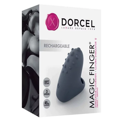 Dorcel Magic Finger Rechargeable Vibrator - Grey