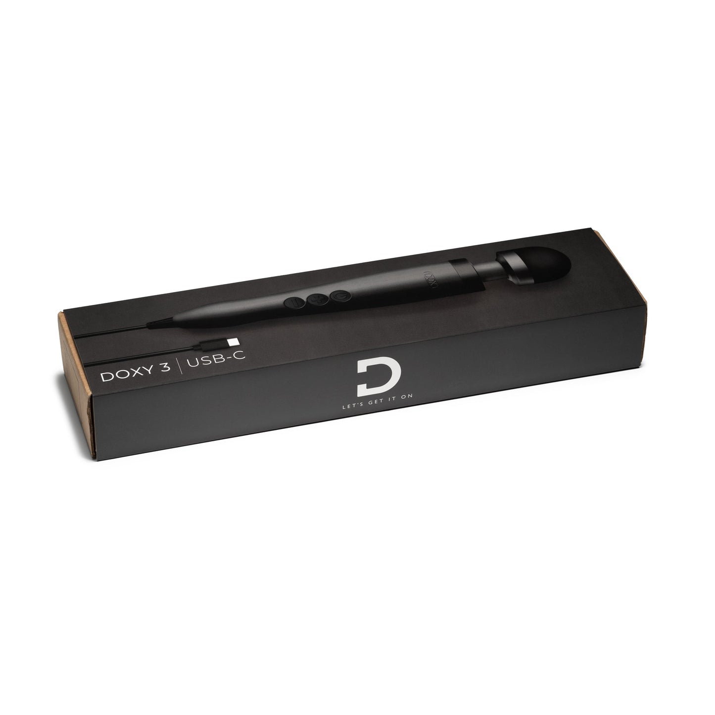 Doxy 3 USB-C Wand Massager - Matte Black