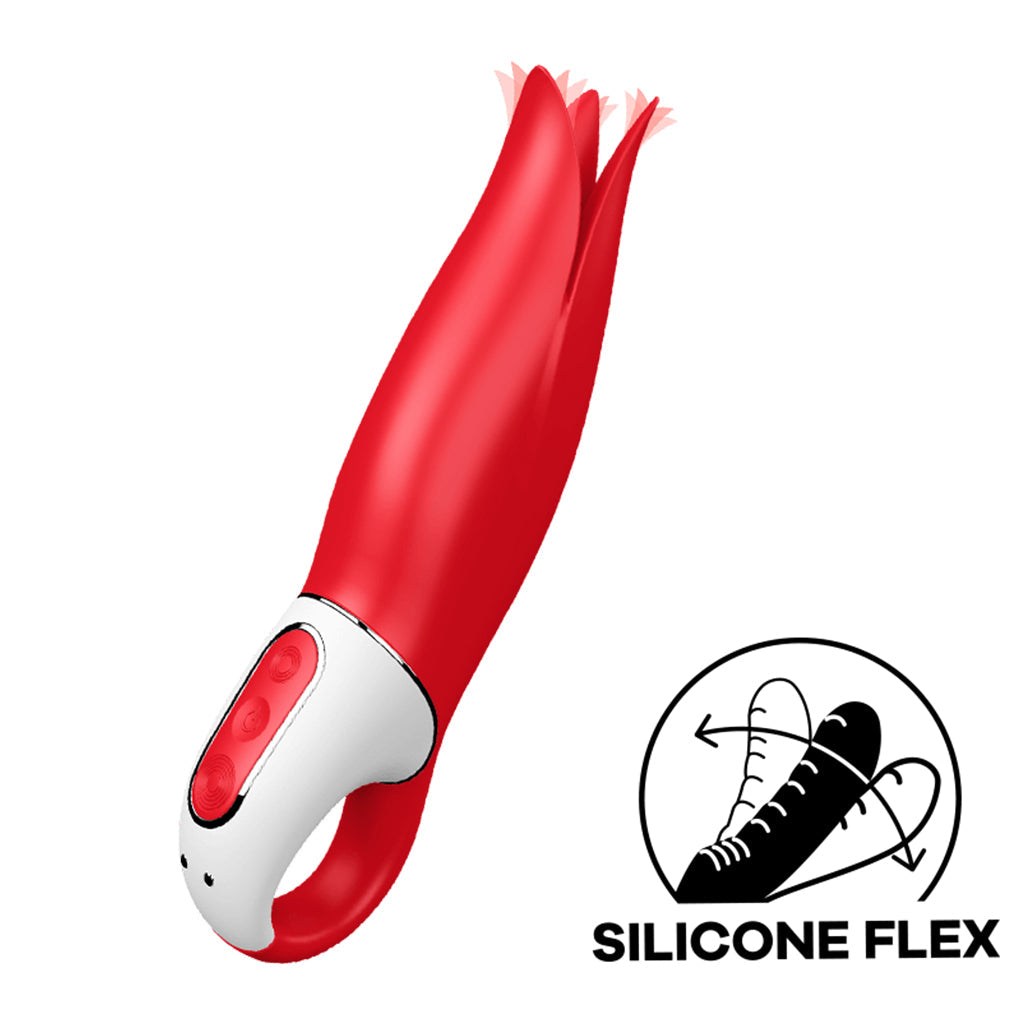 Satisfyer Power Flower Vibrator - Red