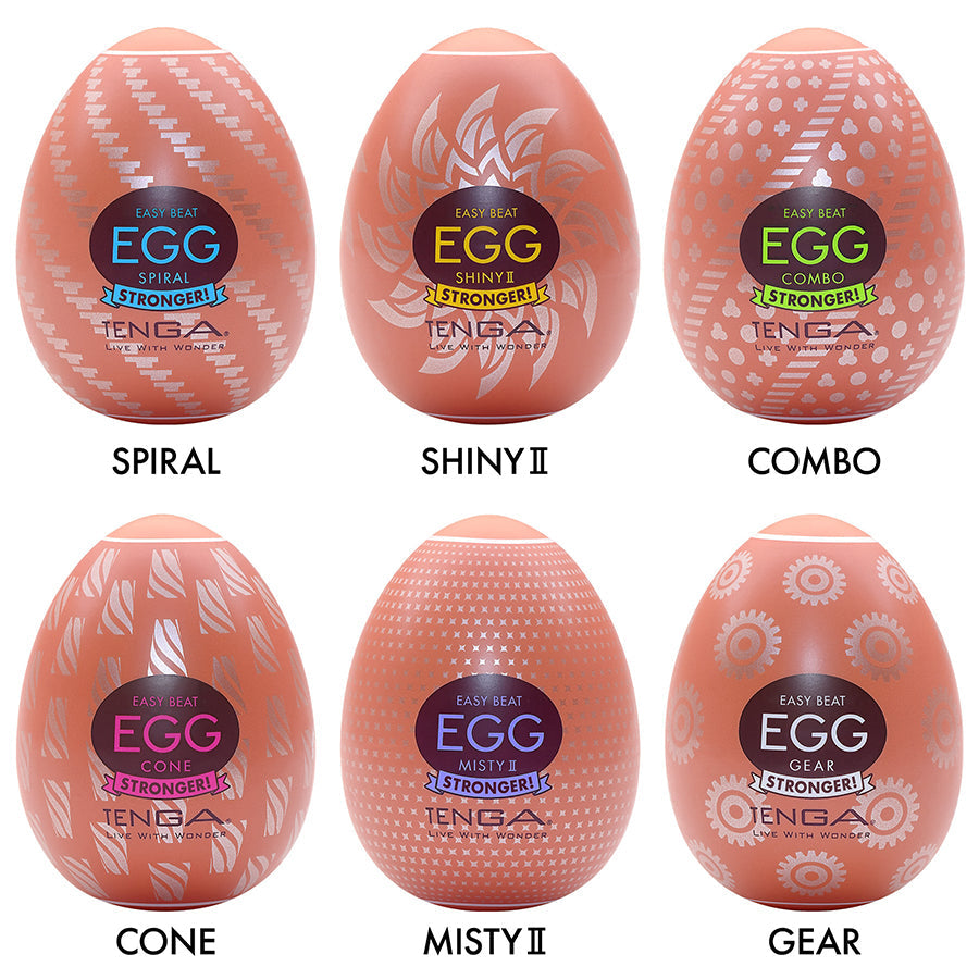 Tenga Hard Boiled Egg II Masturbator 6 Pack