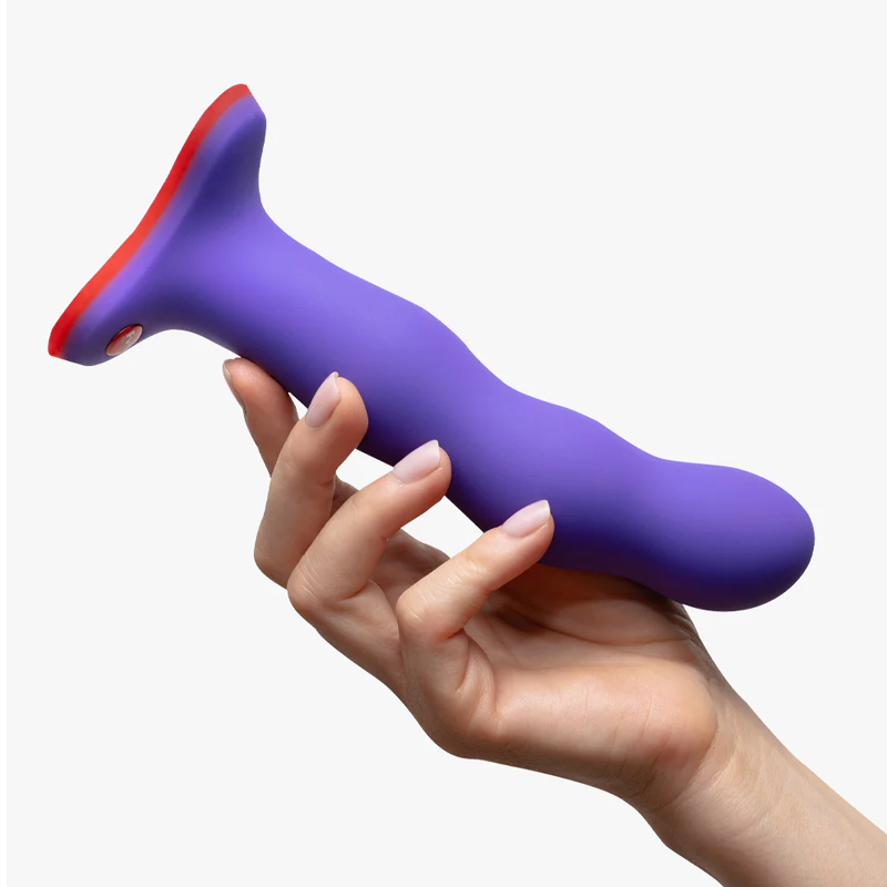 Fun Factory Bouncer Shake Dildo  - Flashy Purple