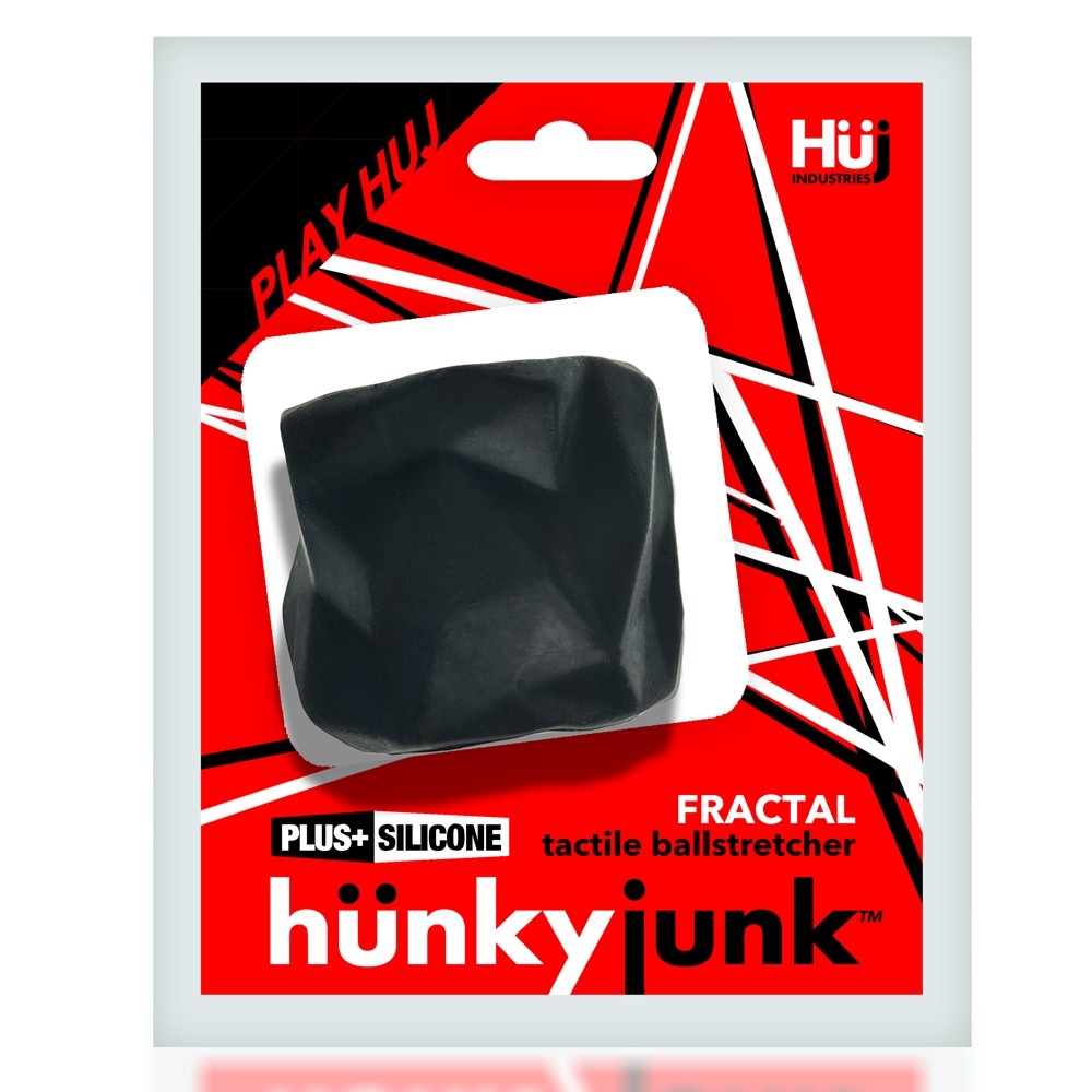 HunkyJunk Fractal Tactile Ballstretcher - Tar Ice