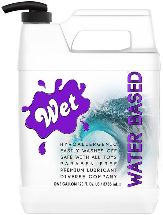 Wet Original Water Based Sex Lube - 1 Gallon / 3785ml  /128oz